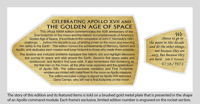 Celebrating Apollo XVII and the Golden Age of Space