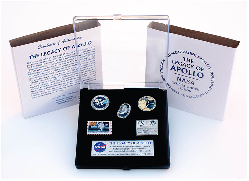 The Legacy of Apollo Boxed Pin Set
