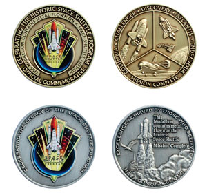 Space Shuttle Program Medallions