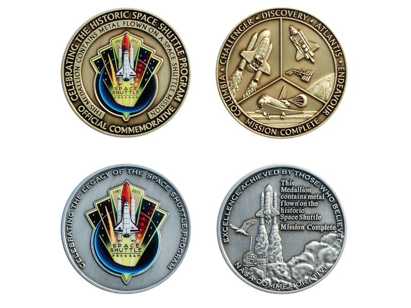 Space Shuttle Program Medallions