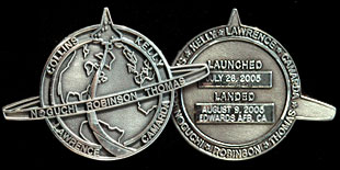 NASA's LAUNCH AMERICA 5-30-20 & CREW-1 DRAGON 11-15-20 COMMEMORATIVE AL MEDALS