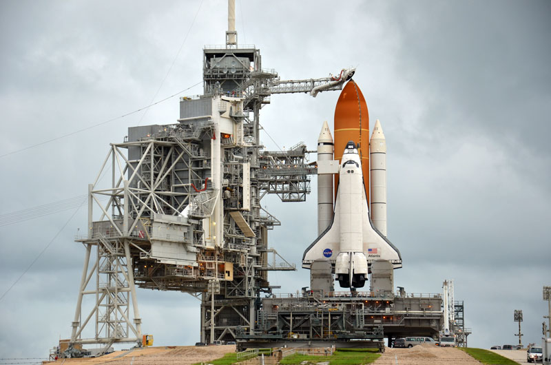 Atlantis revealed for final space shuttle flight