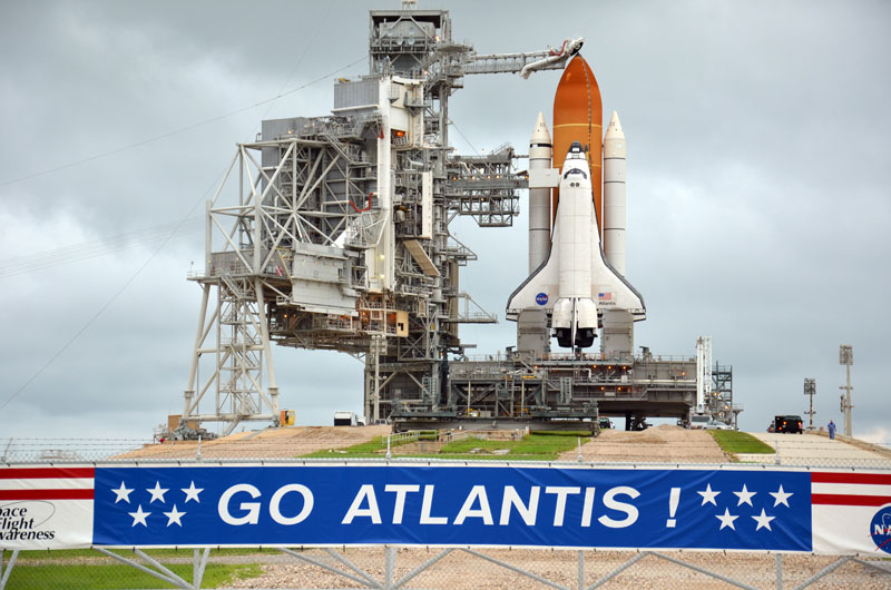 Atlantis revealed for final space shuttle flight