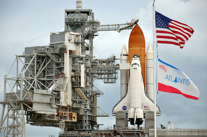 Atlantis revealed for final space shuttle flight