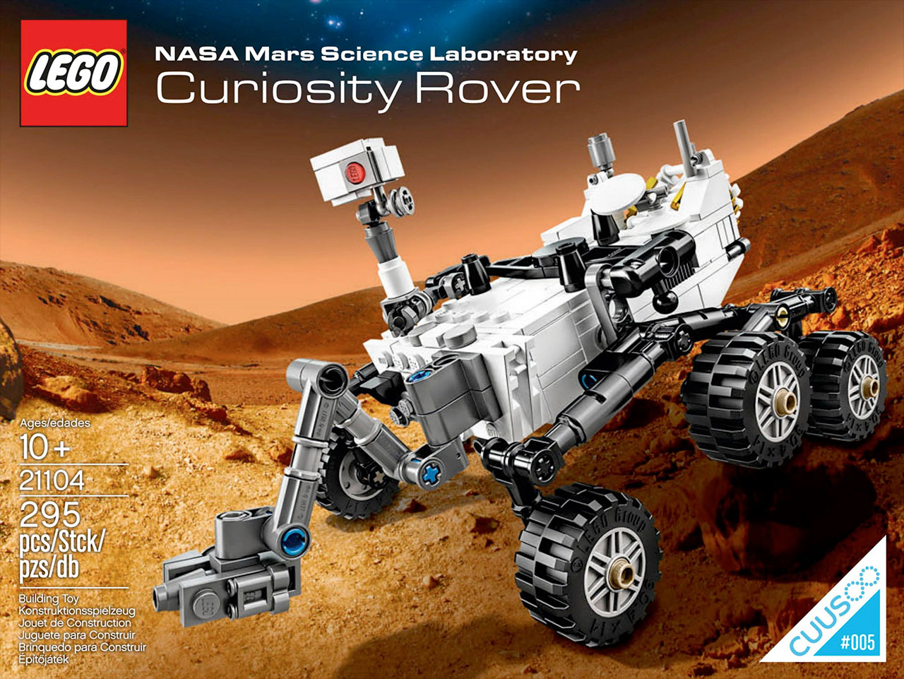 lego mars curiosity rover