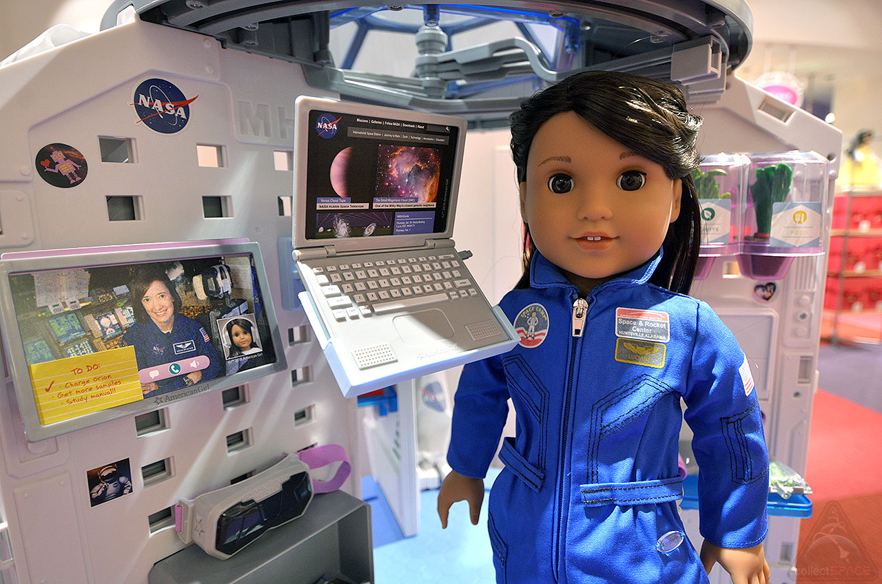 space american girl doll