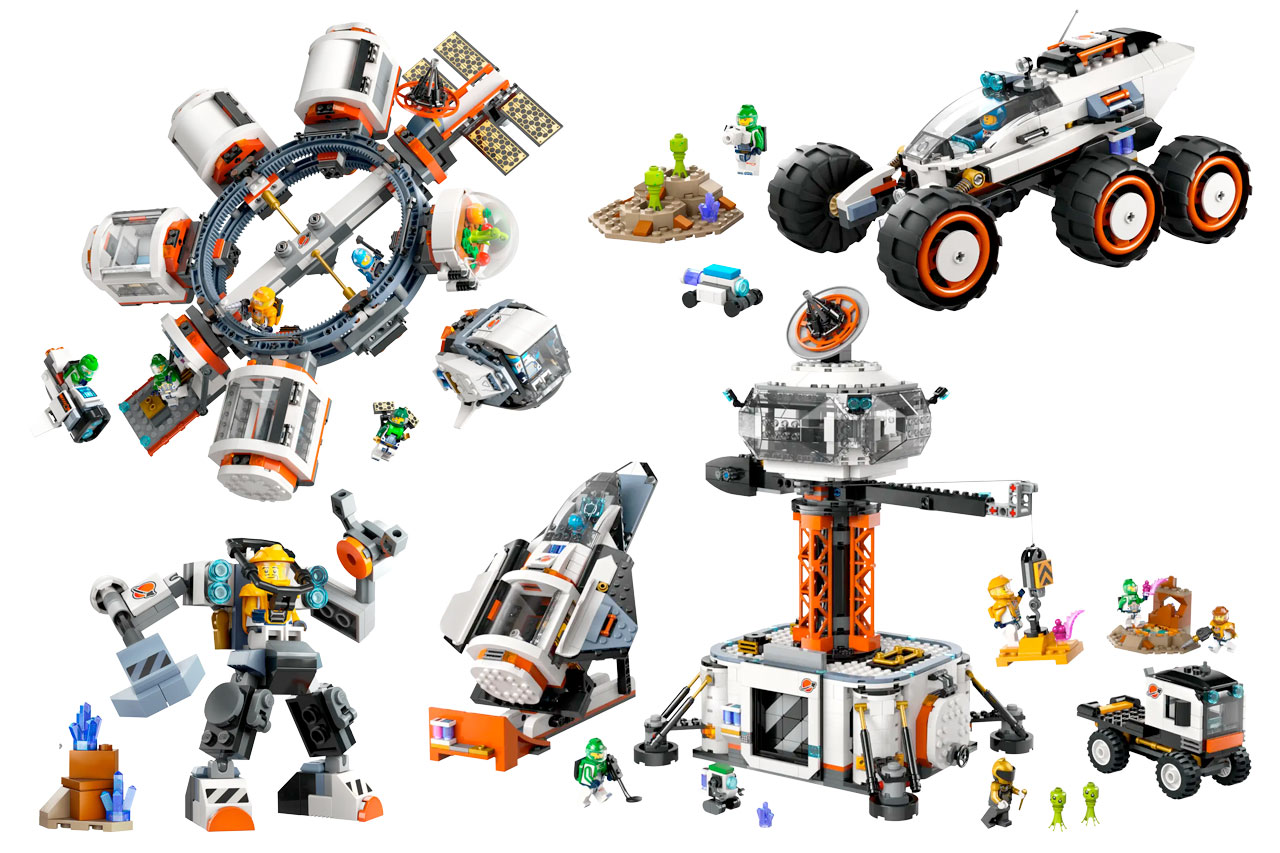 New year, new LEGO 'Space' sets: Mars bases, rockets and rovers