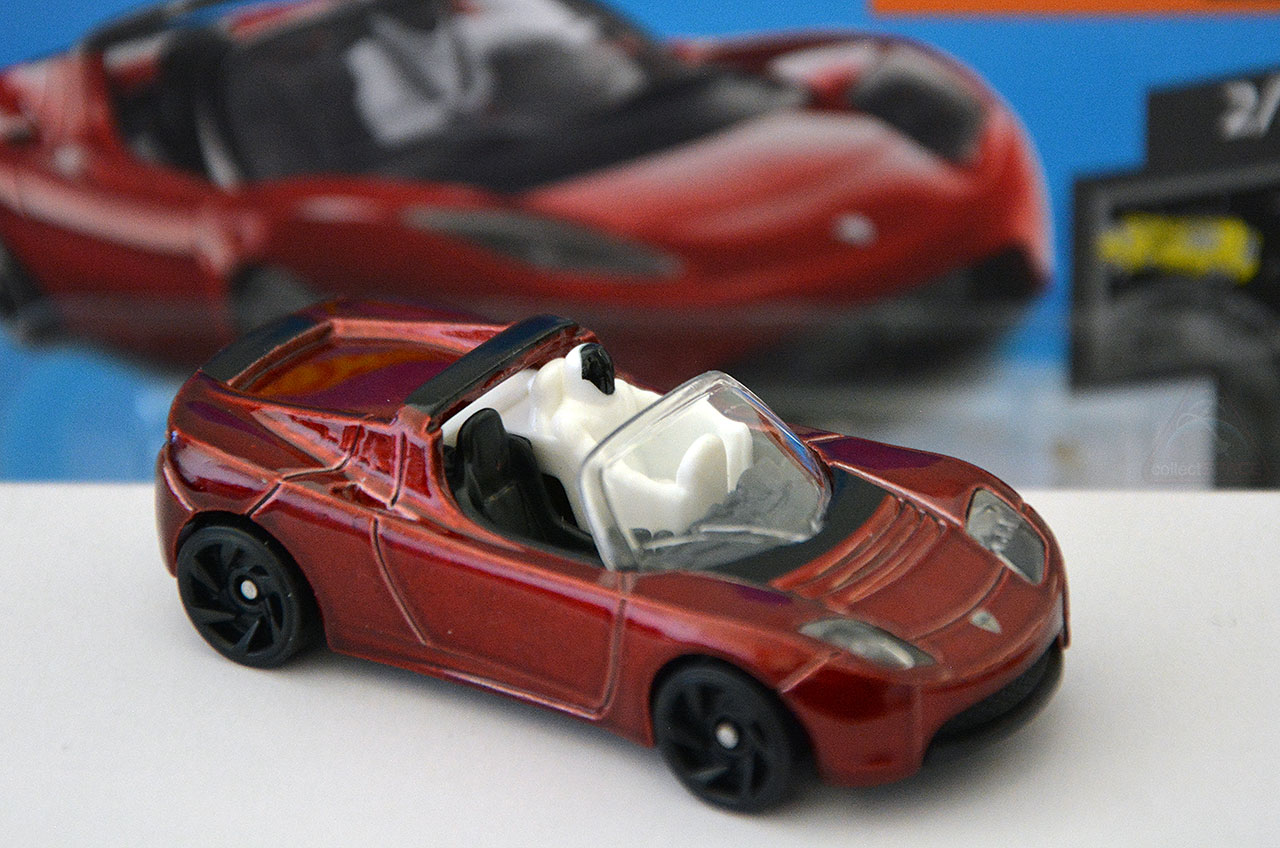 tesla roadster miniature