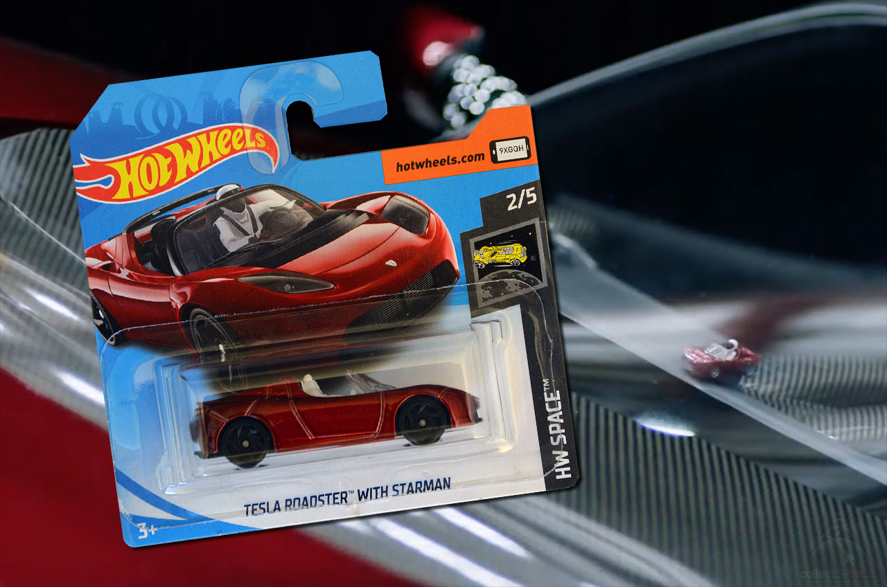 tesla roadster miniature