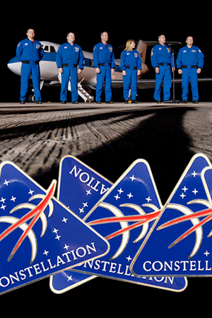 Mementos from canceled NASA moon plan flying on space shuttle (STS-130  Official Flight Kit)