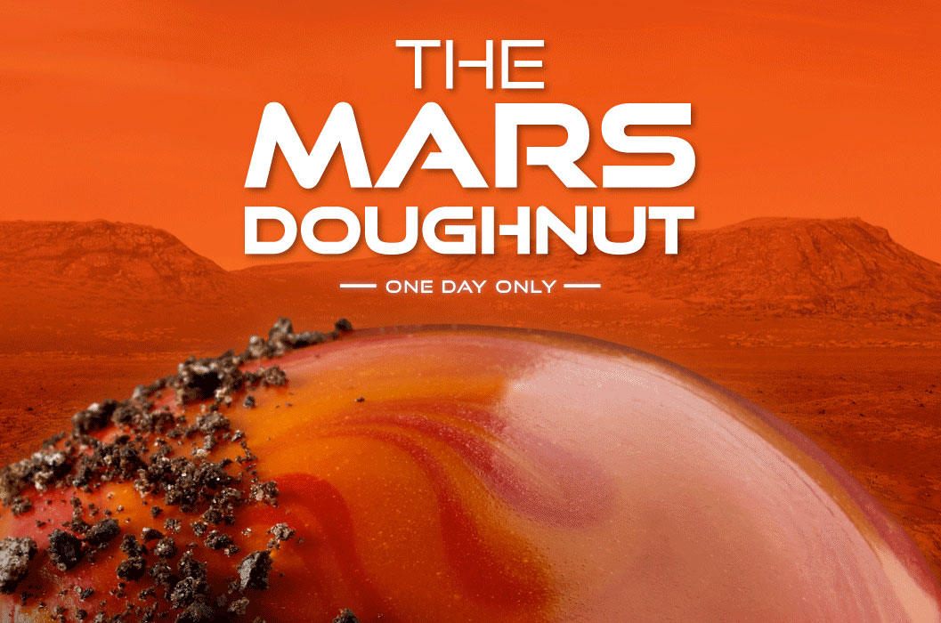 Krispy Kreme to offer 'Mars Doughnut' for Perseverance rover landing |  collectSPACE