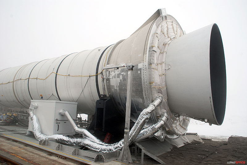 One last blast: Final firing for space shuttle solid rocket ground tests