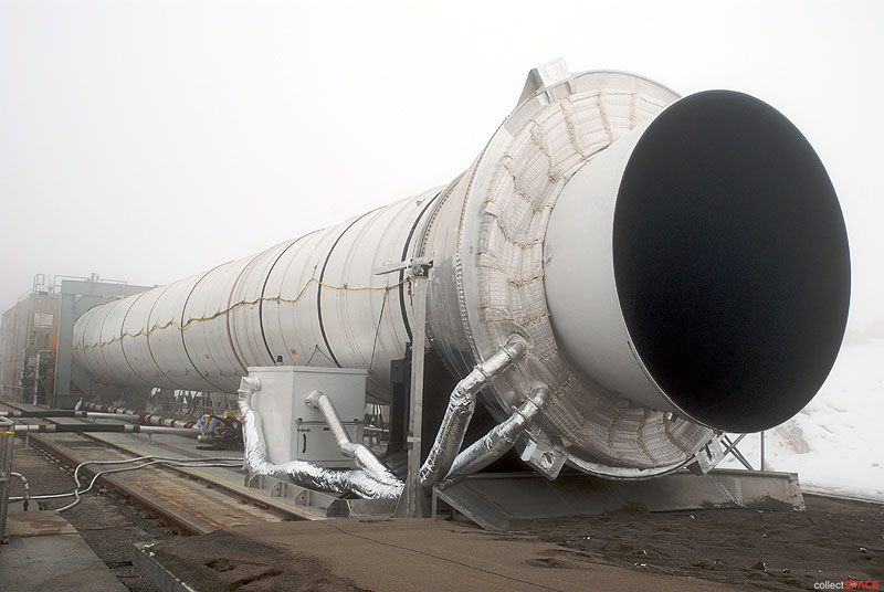 One last blast: Final firing for space shuttle solid rocket ground tests