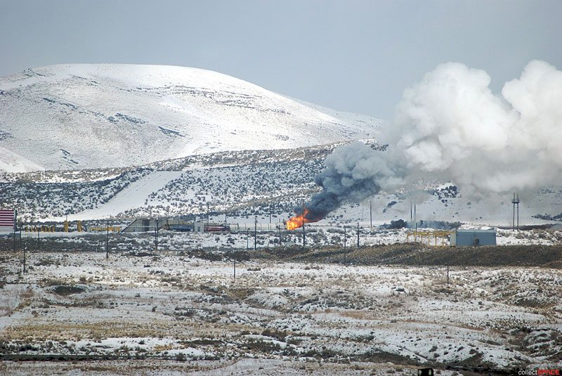 One last blast: Final firing for space shuttle solid rocket ground tests