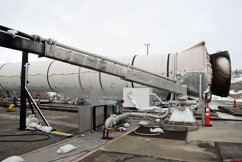 One last blast: Final firing for space shuttle solid rocket ground tests