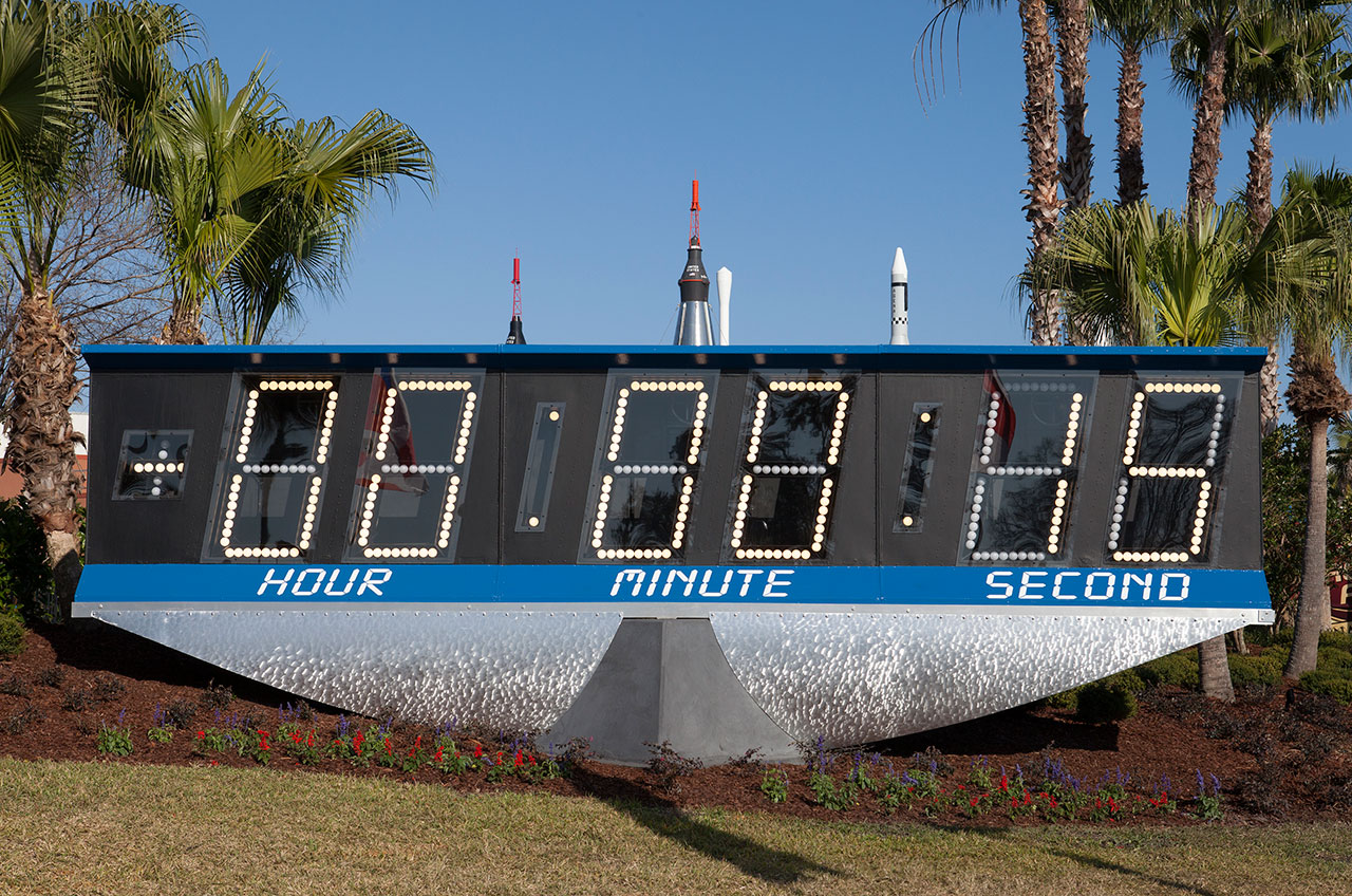 NASA's historic countdown clock is ticking again for Florida launch  spectators