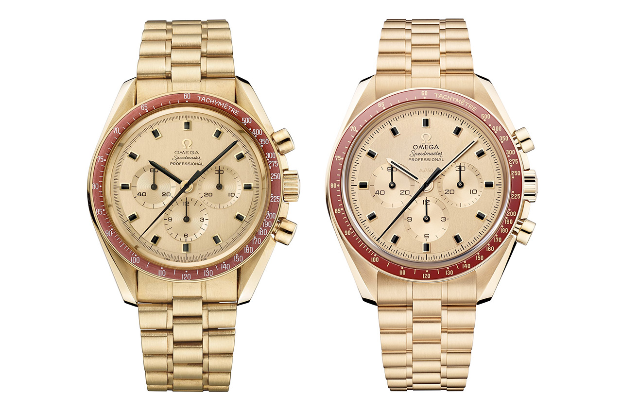 omega speedmaster apollo 11 50th anniversary gold