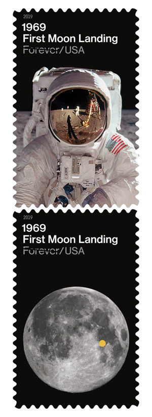 1969 APOLLO 11 FIRST MAN ON THE MOON Neil Armstrong 50th Anniversary Stamp MINT!
