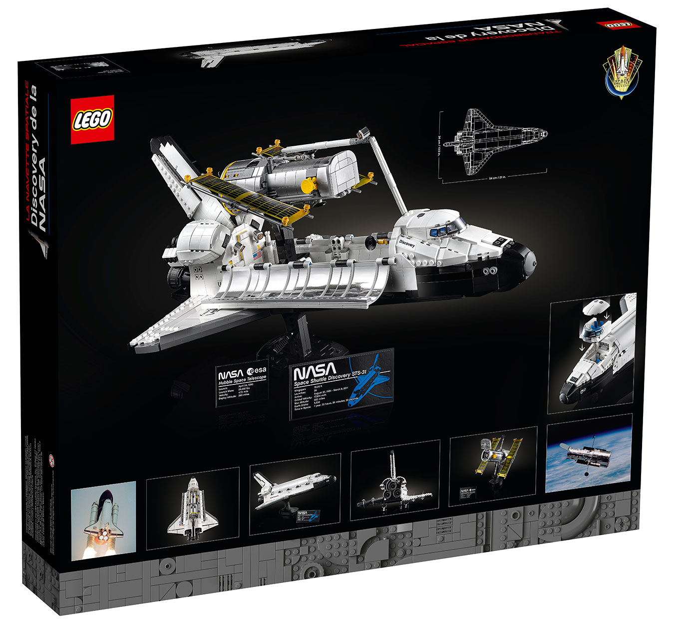 Lego's NASA Space Shuttle Discovery Model Includes Hubble