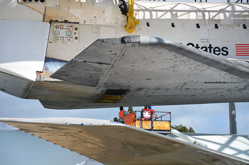 Space shuttle Discovery mated to jumbo jet for ride to Smithsonian