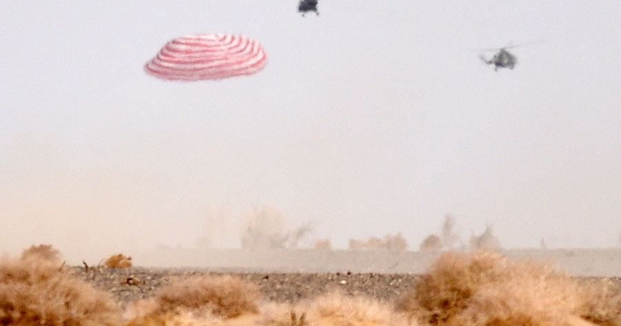 Shenzhou 13 crew lands, completes first sixmonth stay on China's space