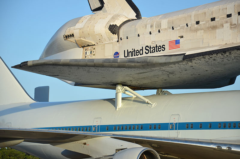 Space shuttle Discovery mated to jumbo jet for ride to Smithsonian