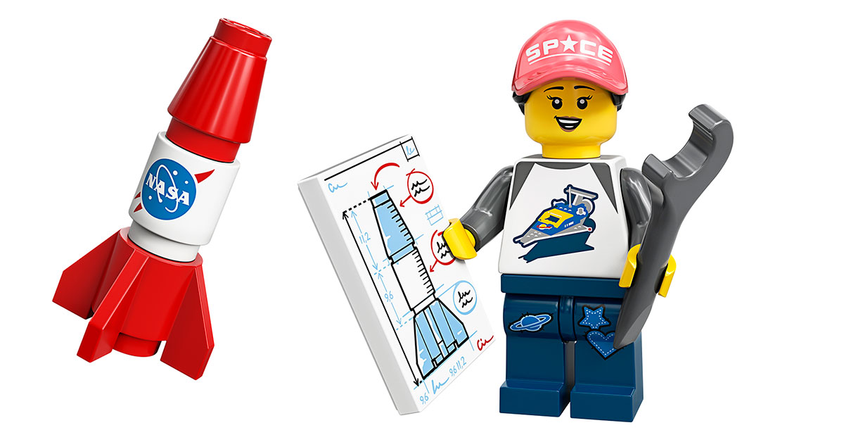 rocket man lego minifigure