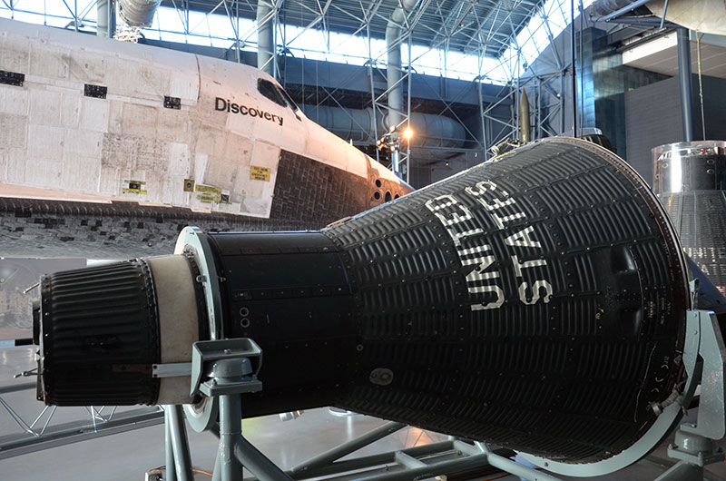Final wheels stop: Space shuttle Discovery enters the Smithsonian