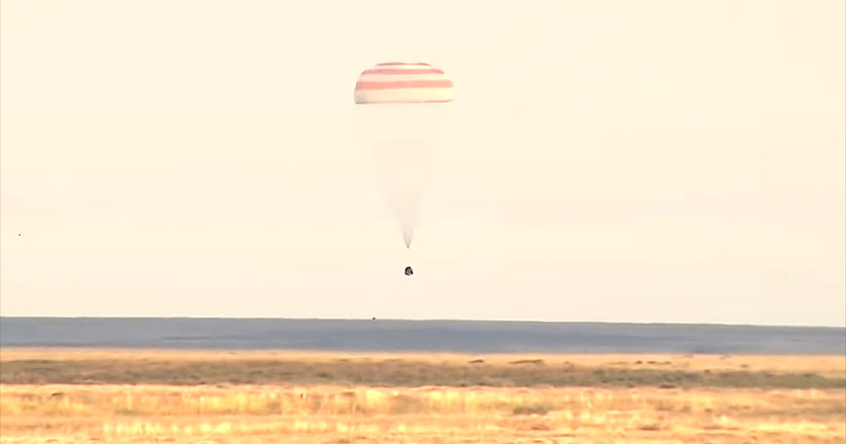 NASA's oldest active astronaut lands with Soyuz MS-26 crewmates on his 70th birthday