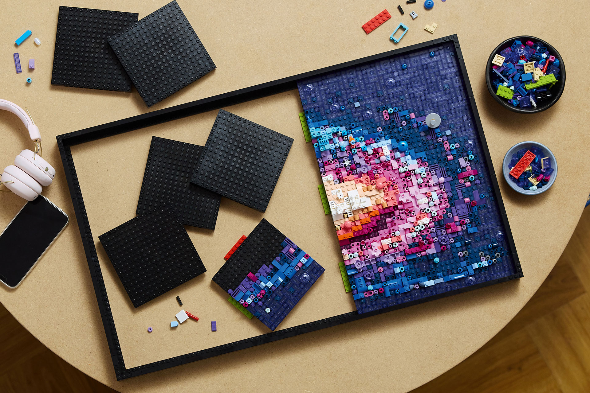 LEGO Art The Milky Way Wall Decor - Building Set For Adults - Space And Astronomy Themed Gift - Creative Activity For Art And Design Enthusiasts 31212
