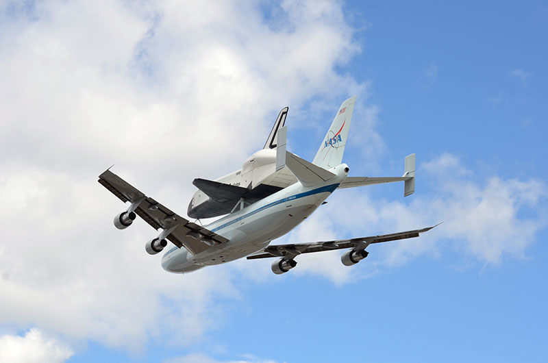 Space shuttle Enterprise lands in New York for museum display