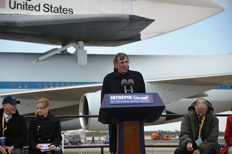 Space shuttle Enterprise lands in New York for museum display