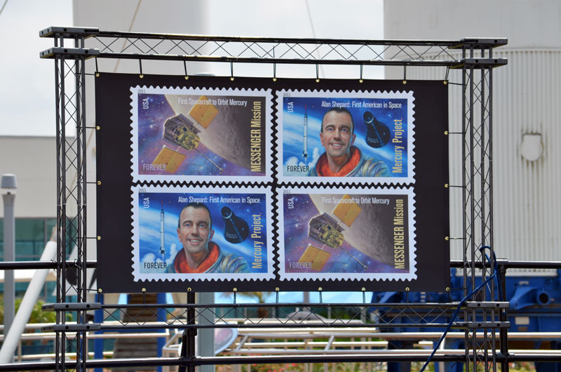 New U.S. stamps honor two Mercury explorers