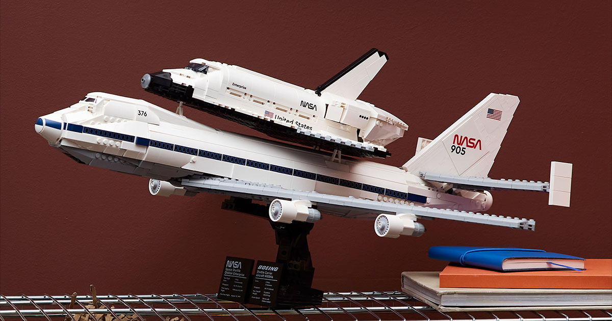 NASA's 747 Shuttle Carrier Aircraft to lift off May 15 as Lego Icons