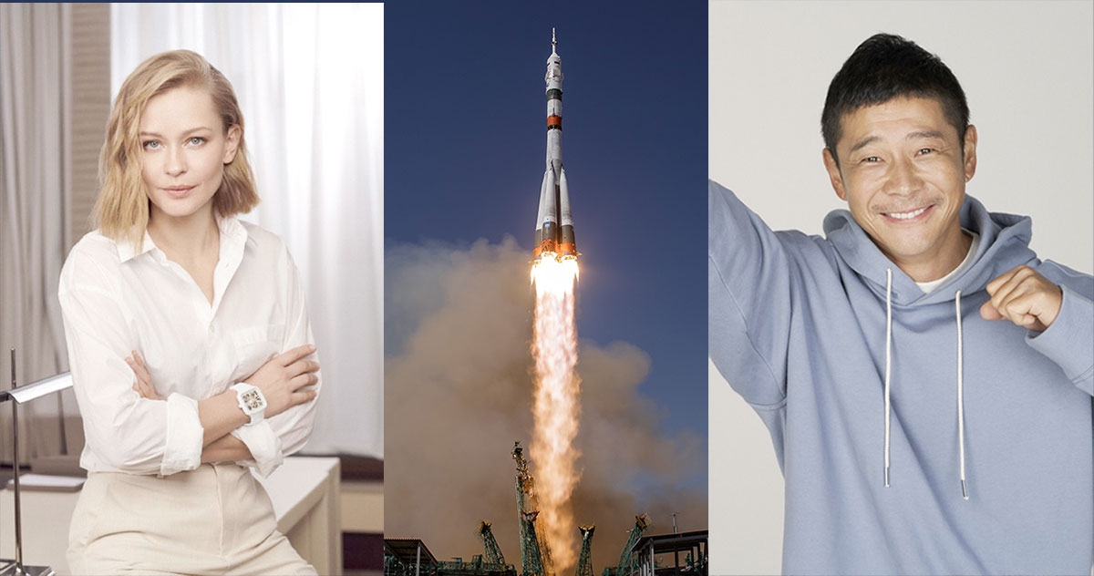 Actress and moon-bound billionaire to film on space station missions ...
