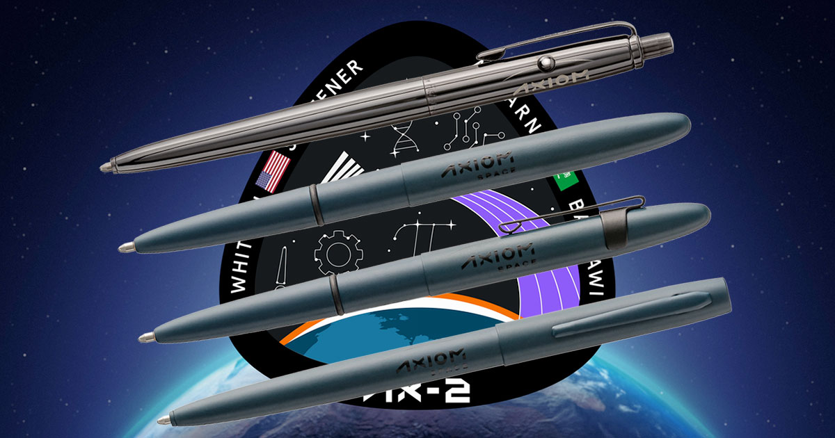 Axiom crews to use custom Fisher space pens on private missions collectSPACE