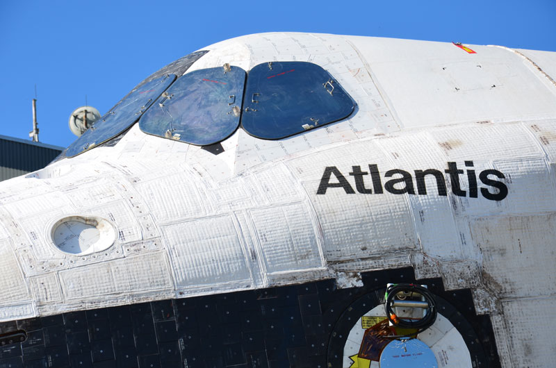 Atlantis departs hangar for final space shuttle flight
