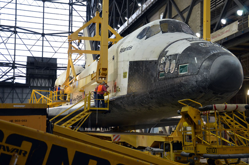 Atlantis lifted for last space shuttle flight