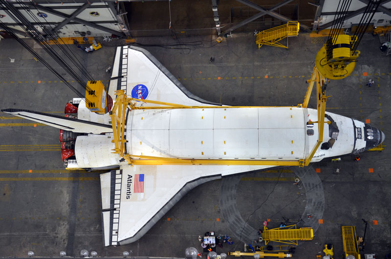 Atlantis lifted for last space shuttle flight