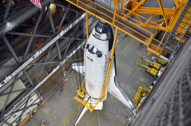 Atlantis lifted for last space shuttle flight