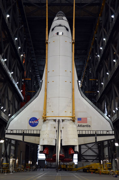 Atlantis lifted for last space shuttle flight