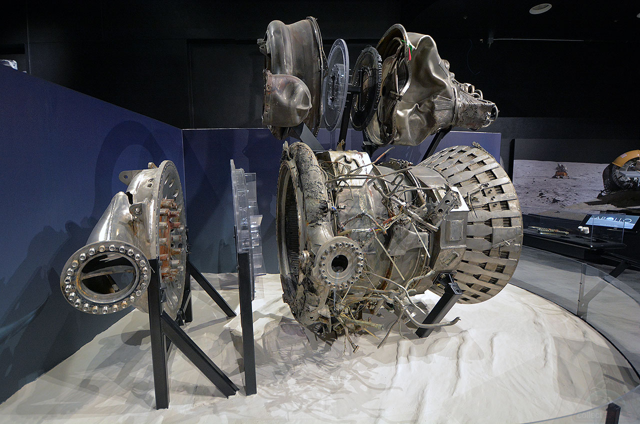 'Apollo' exhibit: Jeff Bezos' recovered rocket engines debut in Seattle | collectSPACE