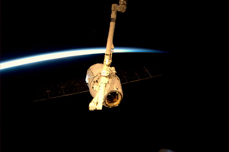 Enter the Dragon: First private spacecraft at space station