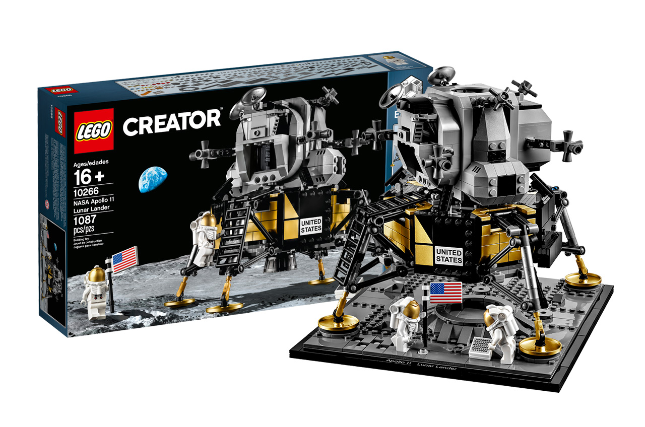 lego creator nasa apollo 11 lunar lander set