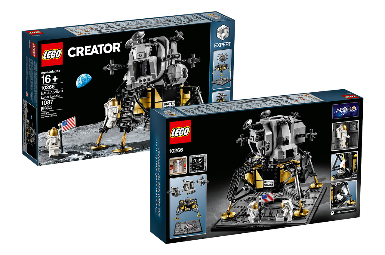 DK Sydney Stock Custom display case for Lego NASA Apollo 11 Lunar Lander 10266 