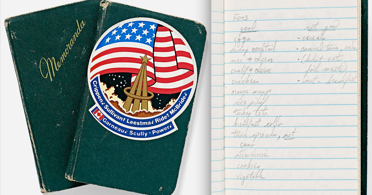 Sally Ride's flight diaries among auction of first US woman in space estate