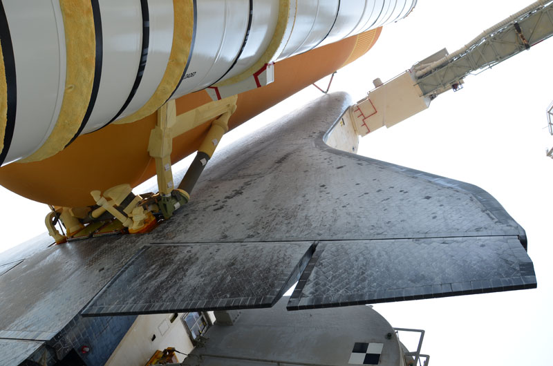 On the pad with NASA's last space shuttle to launch