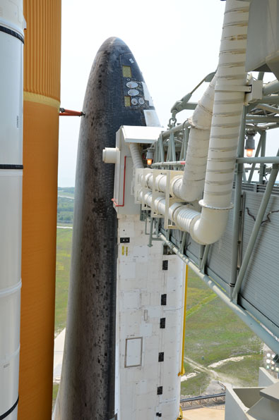 On the pad with NASA's last space shuttle to launch