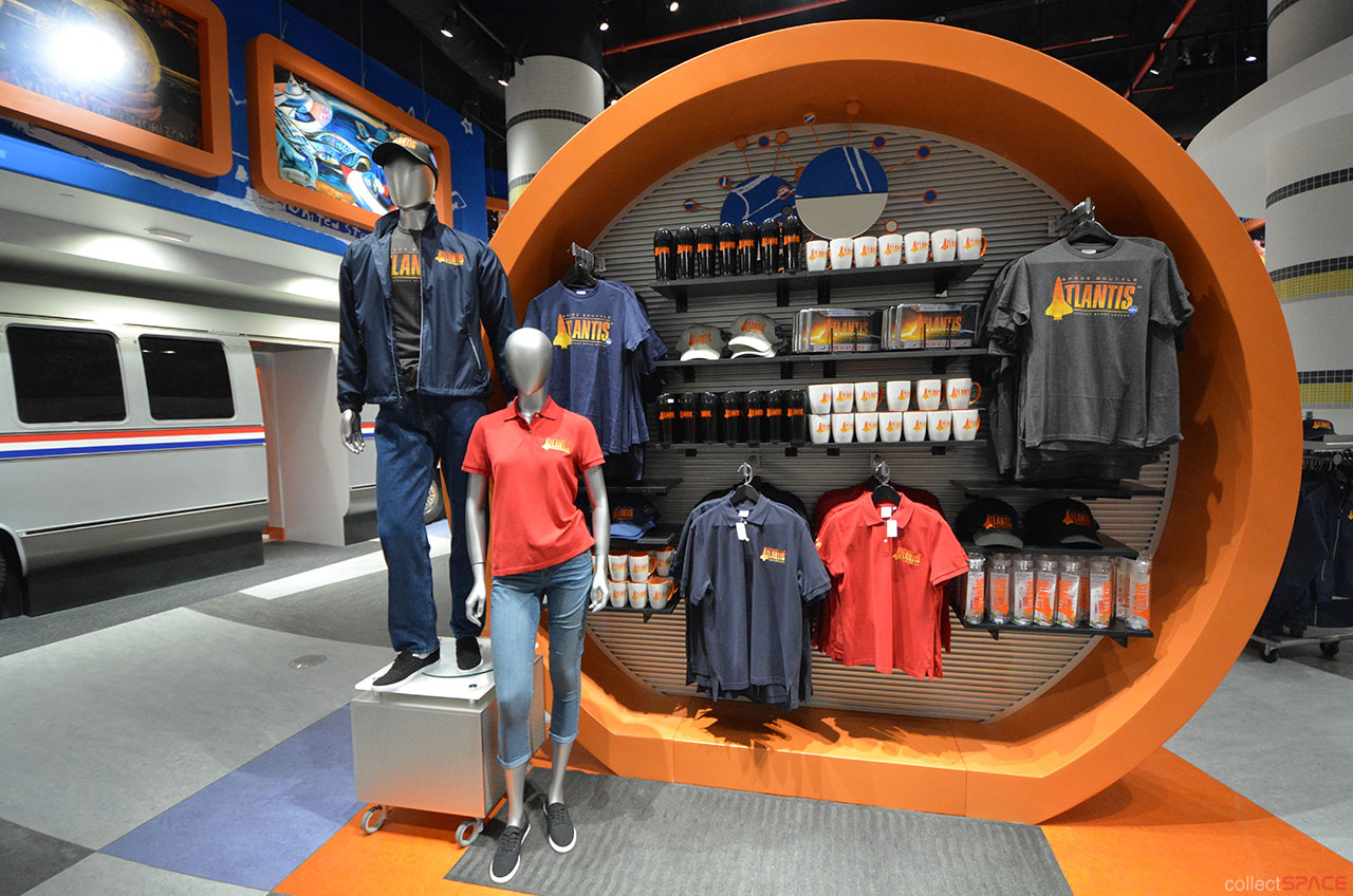 Space Shuttle Atlantis exhibit opening with support from souvenirs |  collectSPACE