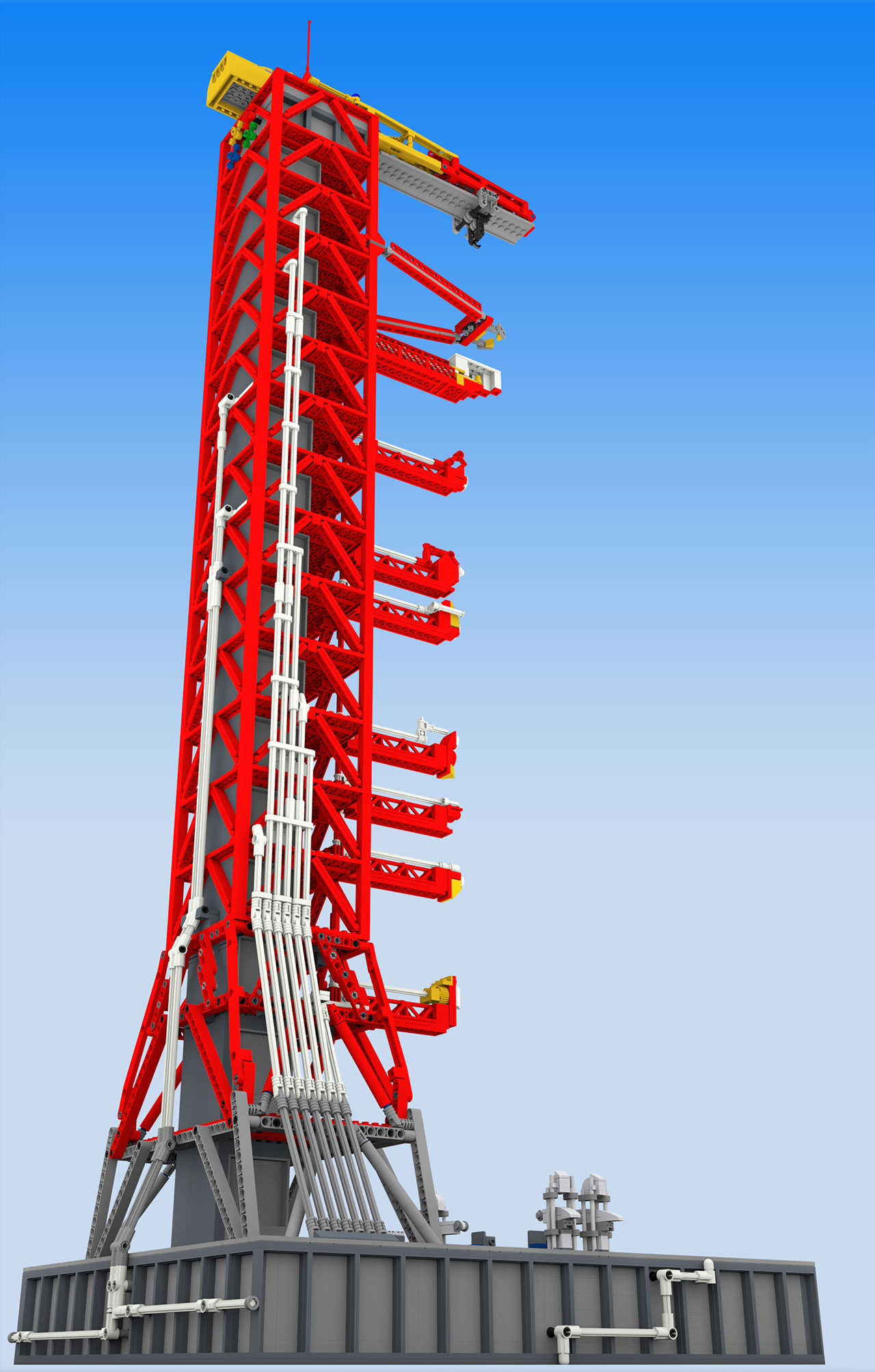 lego ideas saturn v launch tower